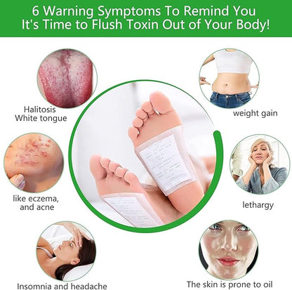 Deep Cleansing Herbal Foot Pads for Full body Detox & Natural Weight Management (BUY 1 GET 1 FREE)